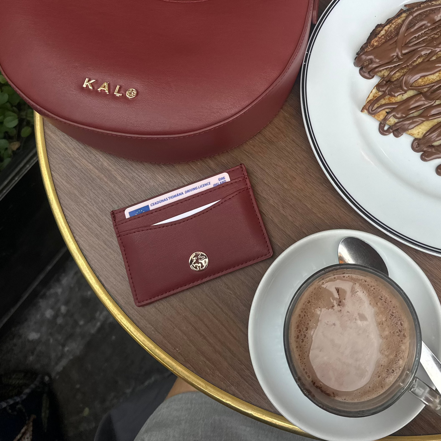 Cardholder- Burgundy