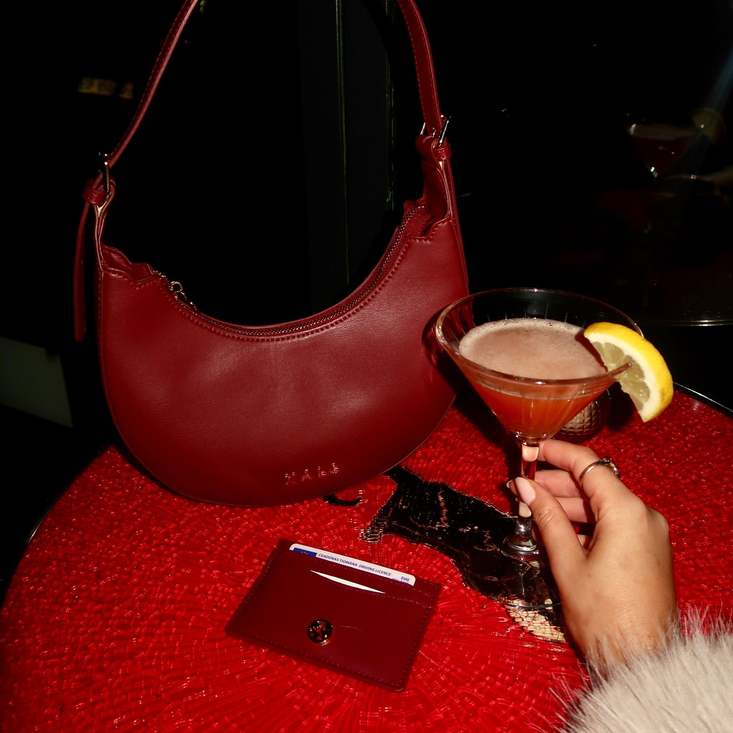 Cardholder- Burgundy