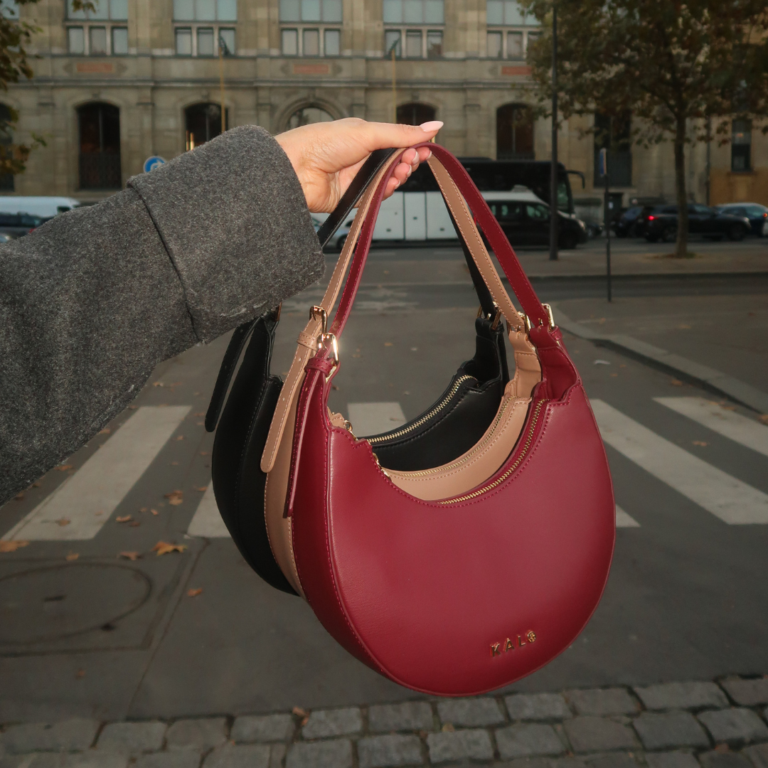 The Amélie Bag- Burgundy